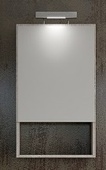 Шкаф за баня с огледало Alba Beige 45