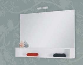 Горен шкаф за баня с огледало 965