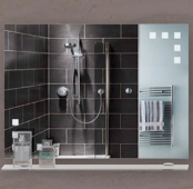 Модерно огледало за баня Бари