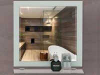 Елегантно огледало за баня Матера