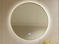 Огледало LED D800 1855/80 Brush Light Gold