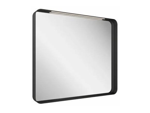 Огледало с LED осветление Strip Black 50x70см //