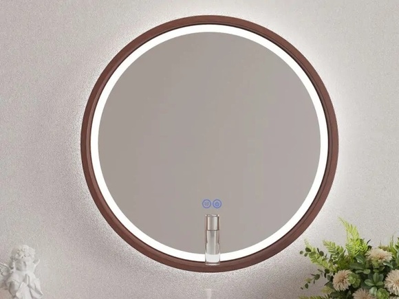 Огледало с LED осветление ICL 1857WOODEN-60