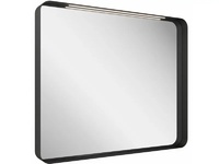 Strip Black огледало за баня 90x70см