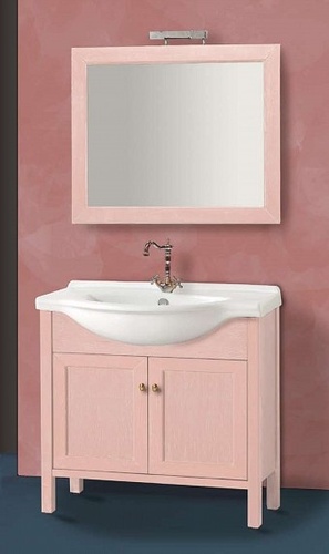 Комплект за баня от MDF Ariadne 88 Pink