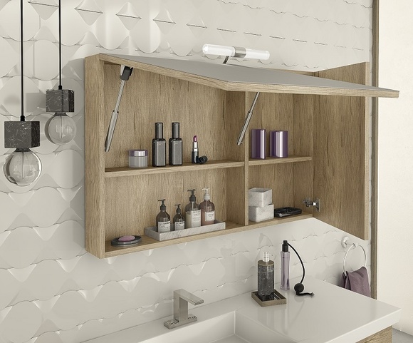 МДФ горен шкаф Luxus 100 PL Wood