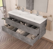Долен MDF шкаф за баня Luxus 120 Granite