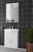 Комплект MDF мебели за баня Alba 55 White