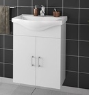 Комплект MDF мебели за баня Alba 55 White (2)