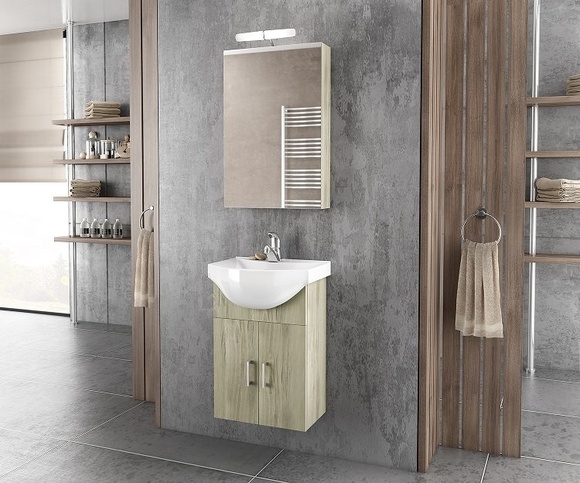 MDF мебели за баня Alba 45 Elm Wood