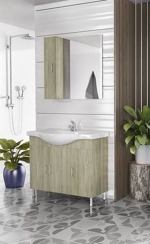 Комплект шкафове за баня Alba 100 Elm Wood