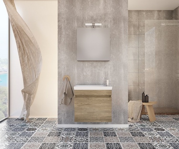 Комплект шкафове за баня Luxus 60 Wood
