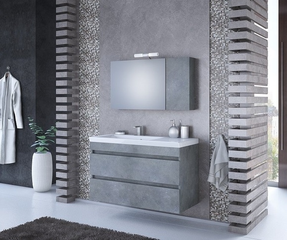MFC мебели за баня Luxus 100 Granite