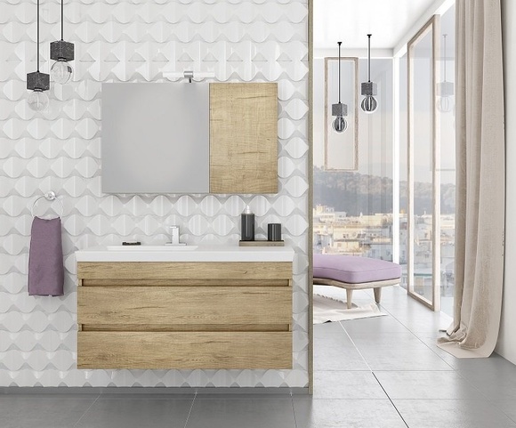 MFC шкафове за баня Luxus 100 Wood