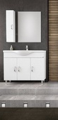 MDF мебели за баня Alba 100 White