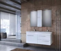 Комплект MDF мебели за баня Status 120 White