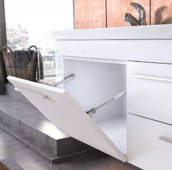 MDF долен шкаф за баня Status 85 White
