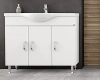Долен PVC шкаф за баня Alba 100 White