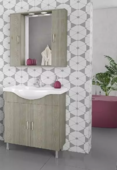 Комплект MDF мебели за баня Alba 80 Brown