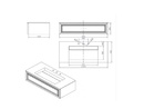 Долен шкаф за баня ICP 10025/38416 (1)