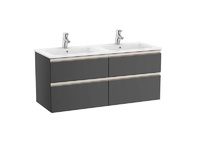 Долен шкаф за баня The Gap Unik Anthracite Grey Gloss 120см
