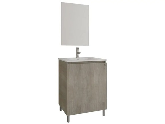 Мебели за баня Gemini 60 Slim Light Grigio