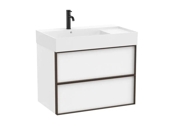 Луксозен шкаф за баня Inspira Unik White Matt 80см