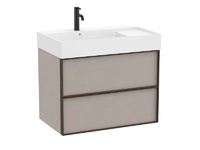 Влагоустойчив шкаф за баня Inspira Unik Sand Grey 80см