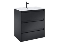 Шкаф за баня Unik Black Matt 70.5см