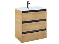 Конзолен шкаф за баня Unik Light Oak 70.5см