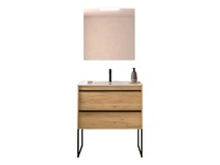 Комплект мебели за баня Attila 80см Africa Oak